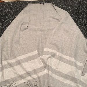 Grey Shawl/Vest/Cape Scarf